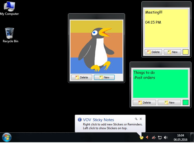 Windows 7 Vov Sticky Notes 4.9 full