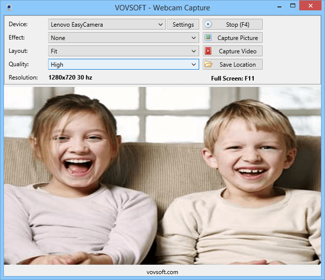 Webcam Capture for PC Webcam snapshot software