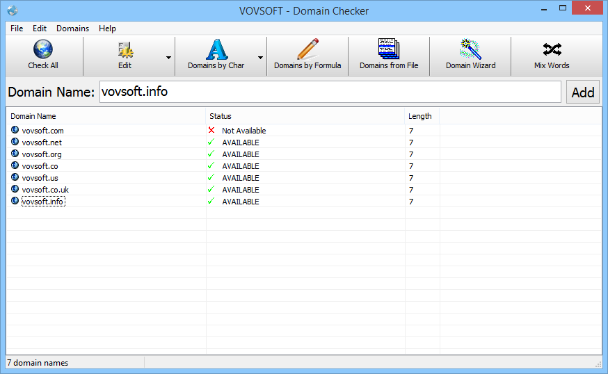 Domain Checker 7.7 instal the new version for windows