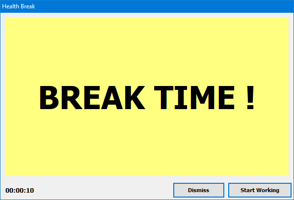 How to Use Health Break Reminder