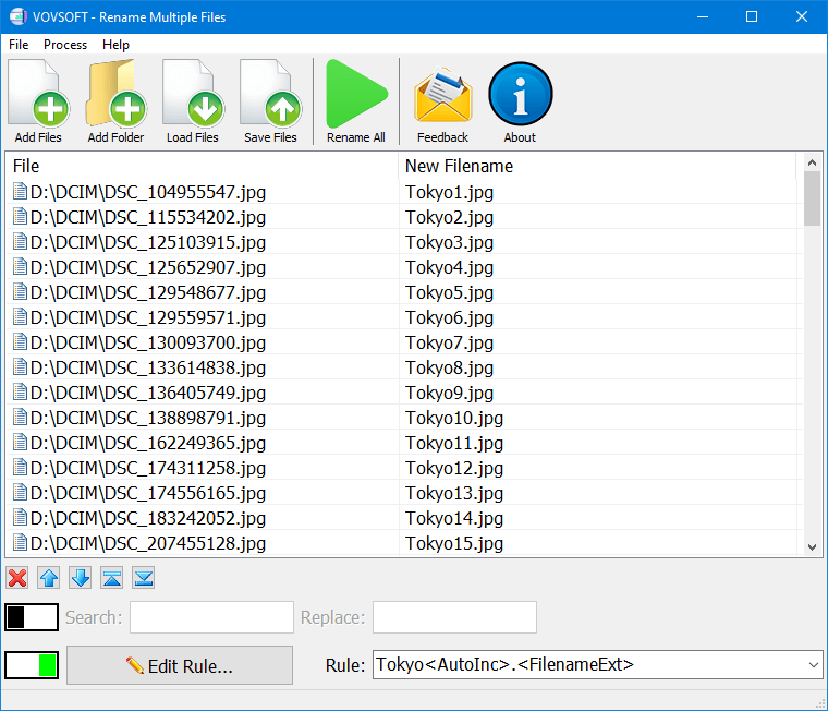 How to Rename Multiple Files on Windows - Vovsoft