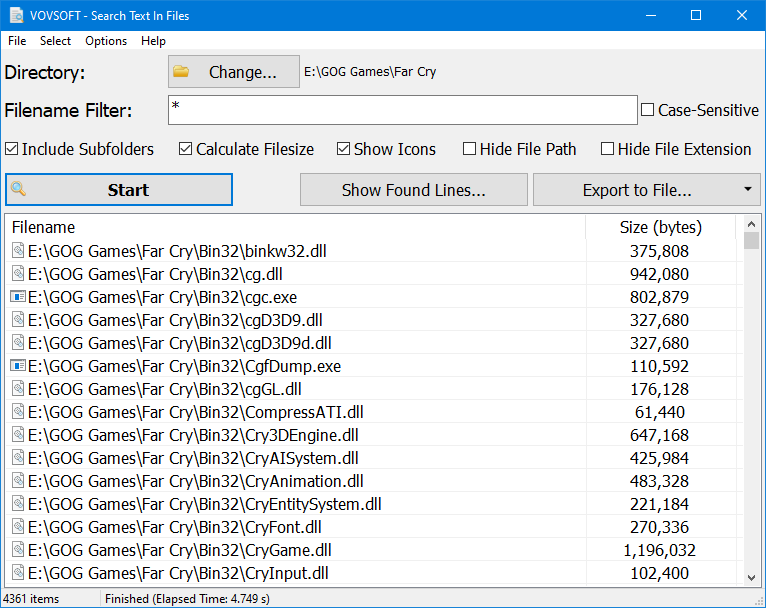 VOVSOFT - Text Filter 1.1 full