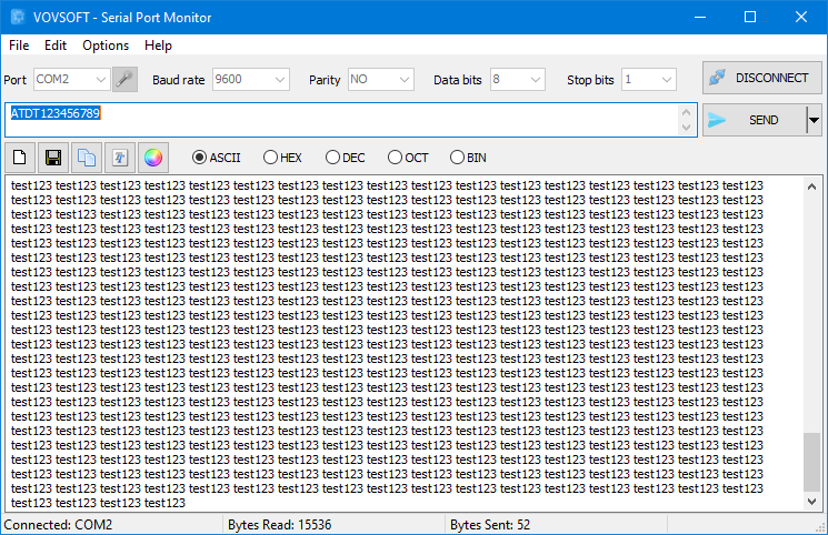 Serial Port Monitor sniffer