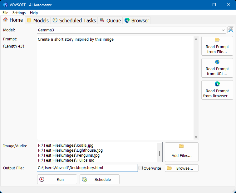AI Automator Screenshot