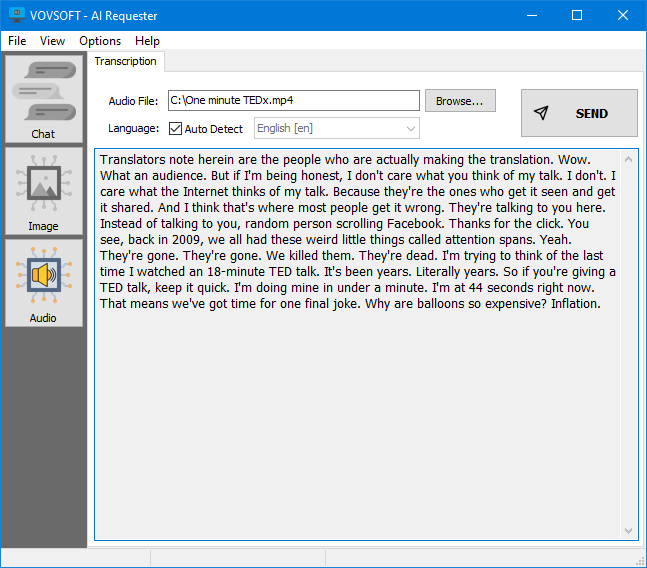 AI Requester for PC | Connects to OpenAI API with ease - Vovsoft
