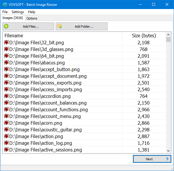 Batch Image Resizer Screenshot
