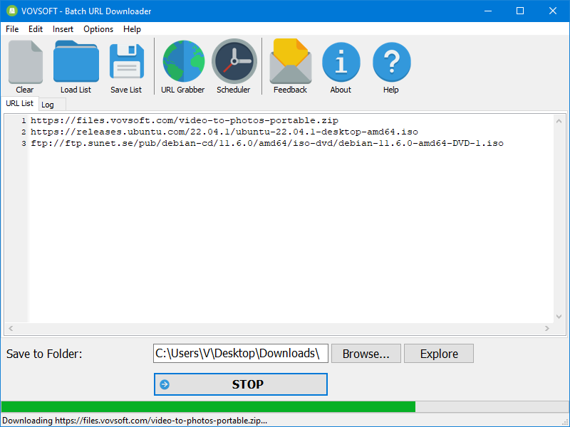 Batch URL Downloader for PC Downloads multiple links