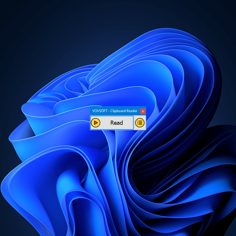 Clipboard Reader Screenshot