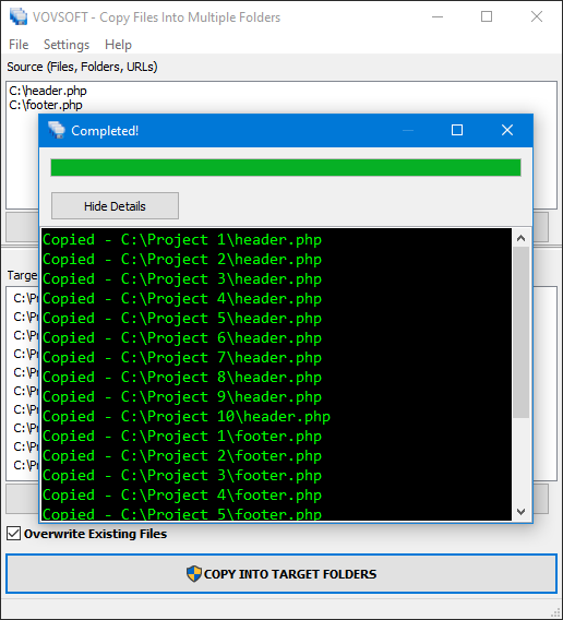 Copy Files Into Multiple Folders For Pc Batch File Copy Software Vovsoft