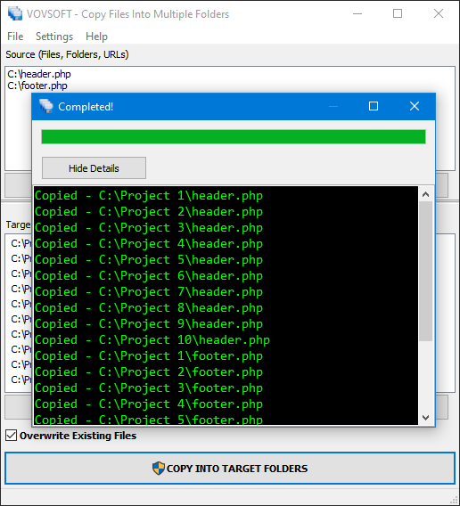 Copy Files Into Multiple Folders for PC | Batch file copy software