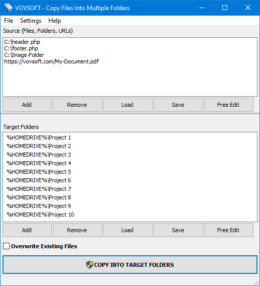 Copy Files Into Multiple Folders for PC | Batch file copy software