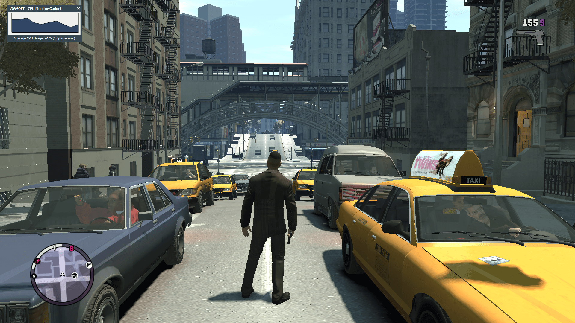 CPU Monitor Gadget for PC | Displays real-time CPU usage