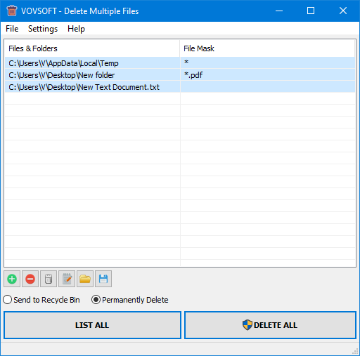 Delete Multiple Files for PC | Batch delete tool