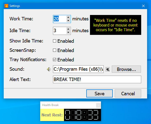 break reminder software for windows