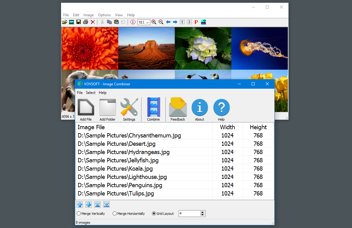 Image Combiner for PC | Combines multiple images