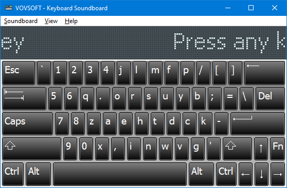 Keyboard Soundboard for PC  Triggers sounds using computer keyboard