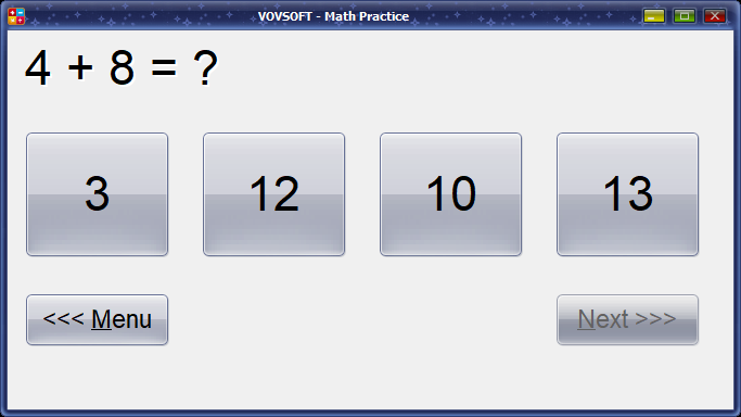Math Practice Screenshot