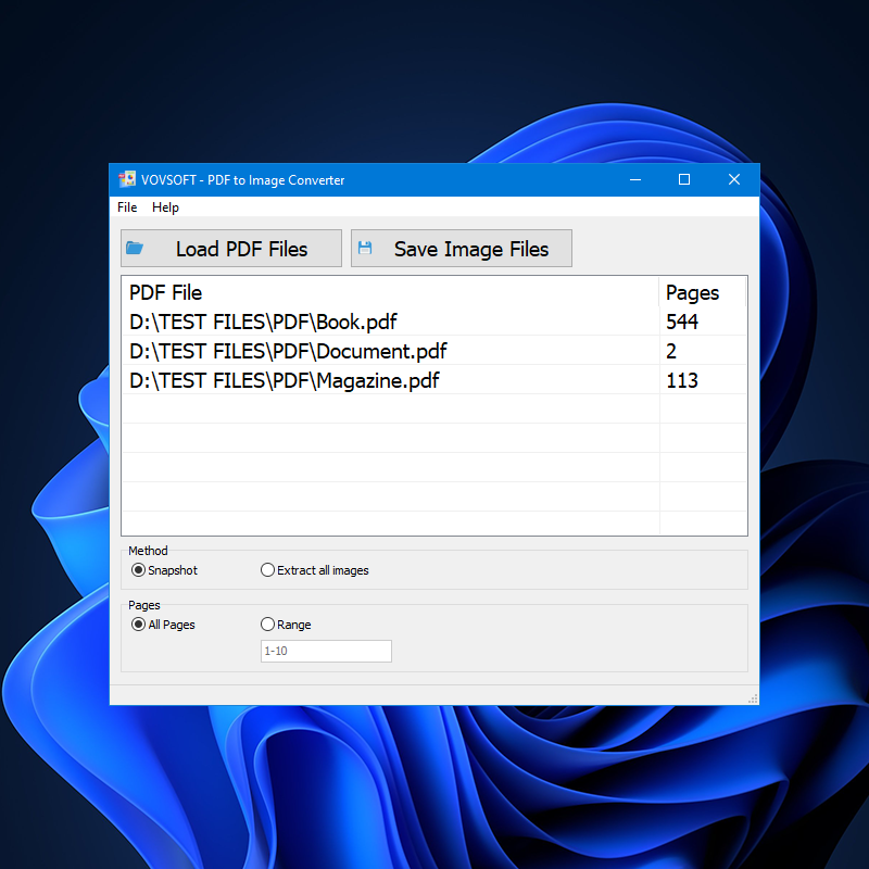 PDF to Image Converter Screenshot