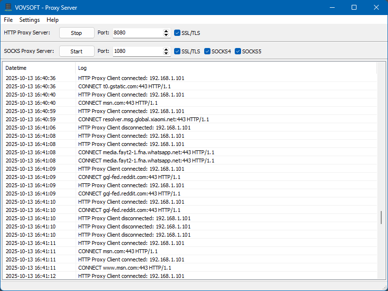 Proxy Server for PC | Simple HTTP/SOCKS proxy