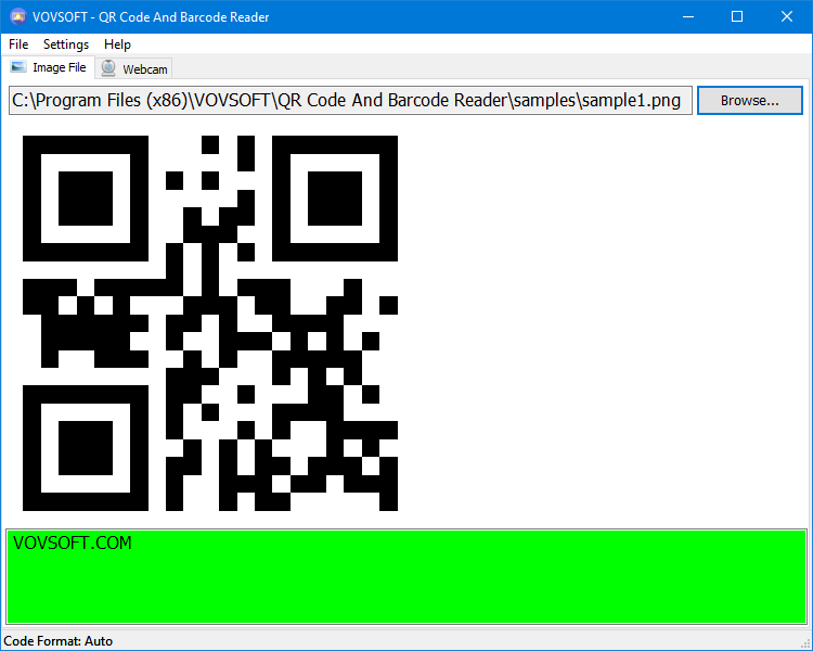 QR Code And Barcode Reader Screenshot