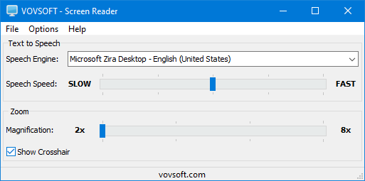 Screen Reader Screenshot