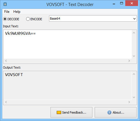 Text Decoder And Encoder Screenshot