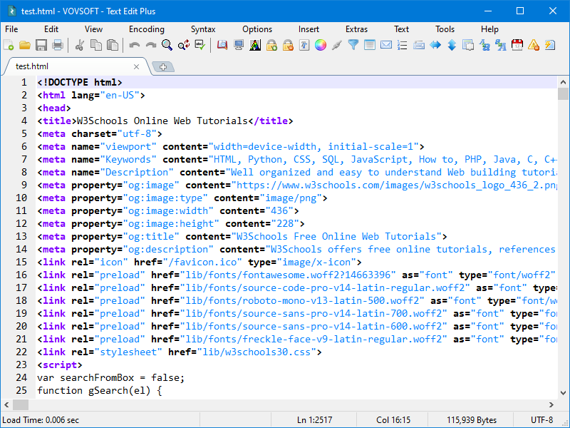 Text Edit Plus Screenshot
