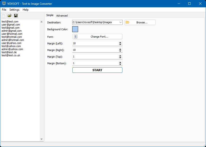 Text to Image Converter Screenshot