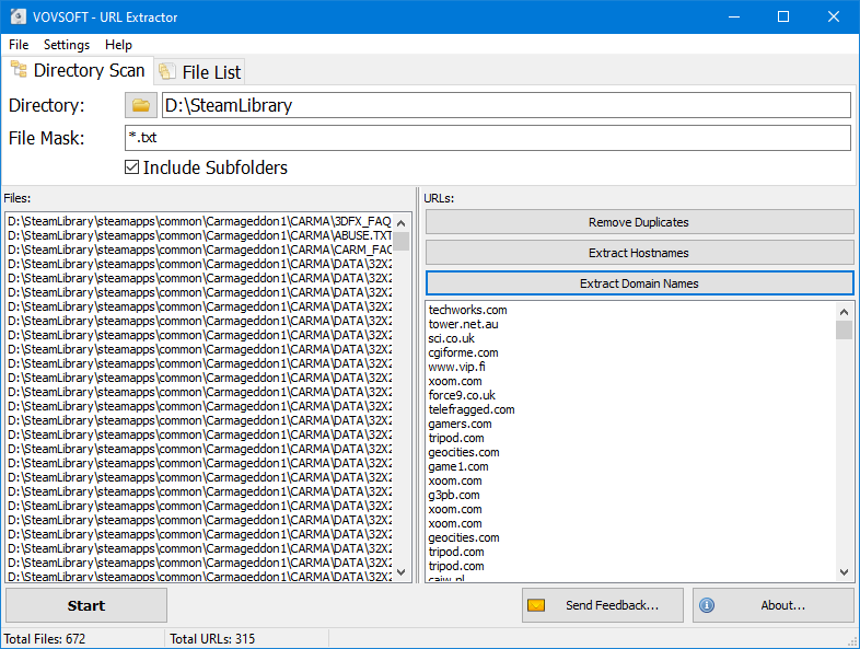 Url Extractor Properties URL Extractor for PC | Grabs links from files