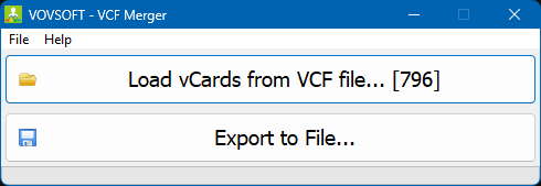 VCF Merger Screenshot