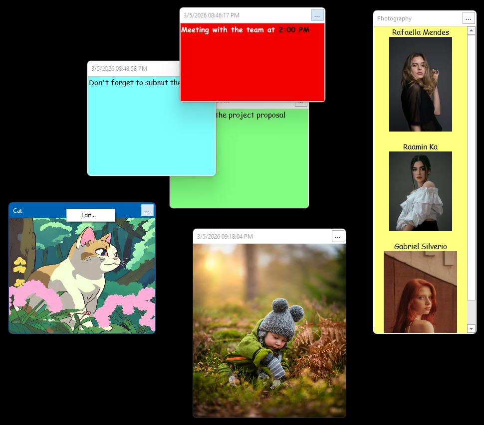 Vov Sticky Notes for PC | Creates digital stickers and reminders - Vovsoft